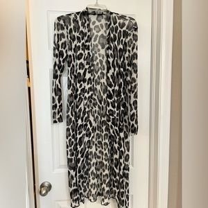 🌟Must Go! Make An Offer!🌟 Sheer Animal Print Cardigan